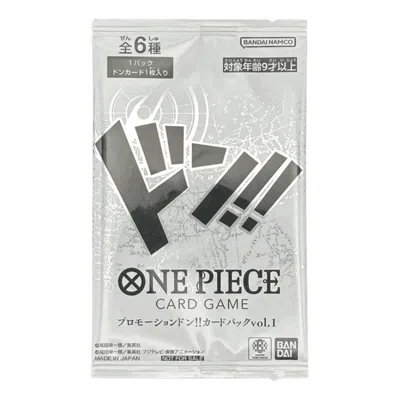 One Piece Card Jp Promotional Card Pack 'promotional Card Don!! Card Pack Vol.1' In Multi