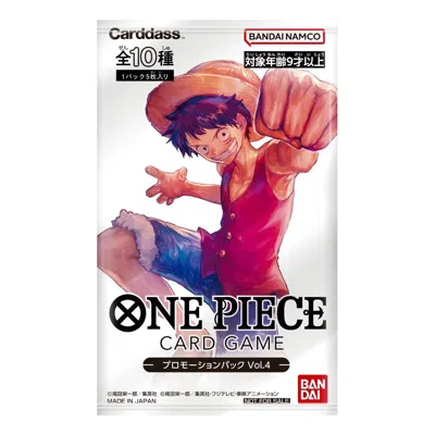 One Piece Card Jp 'promotional Pack Vol.4' In Multi