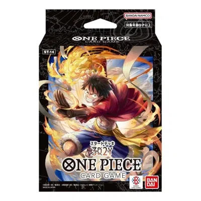 One Piece Card Jp Start Deck '3d2y' In Black