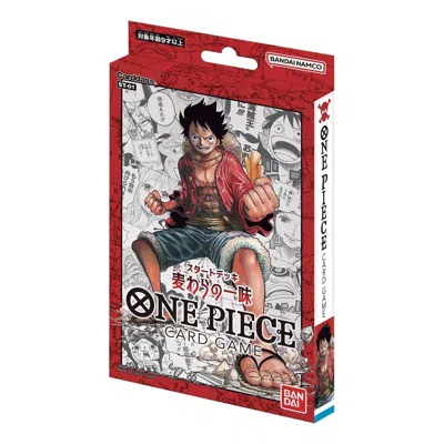 One Piece Card Jp Starter Deck 1 'straw Hat Crew' In Multi