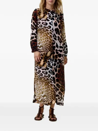 One Season India Maxi Dress In Multi