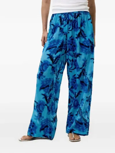 One Season Isla Trousers In Blue
