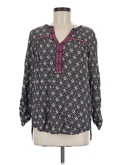 Pre-owned One September 3/4 Sleeve Blouse In Gray