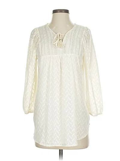 Pre-owned One September 3/4 Sleeve Blouse In Ivory