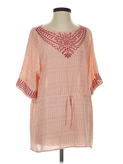 Pre-owned One September 3/4 Sleeve Blouse In Pink