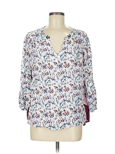 Pre-owned One September 3/4 Sleeve Blouse In White