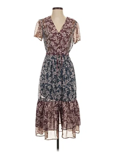 Pre-owned One September Casual Dress In Brown