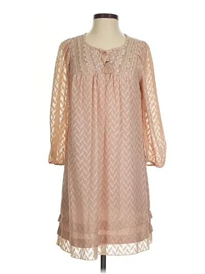 Pre-owned One September Casual Dress In Tan