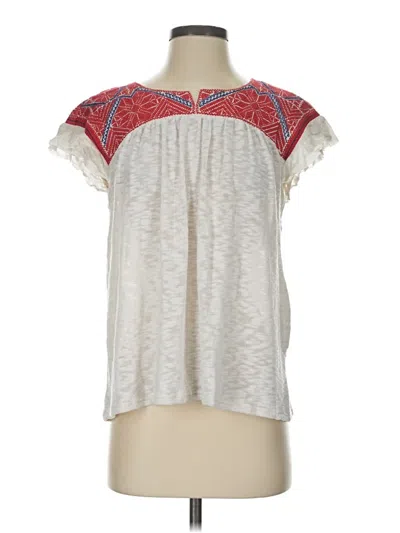 One September Short Sleeve Blouse In White
