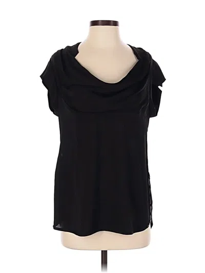 Pre-owned One September Short Sleeve Top Black Cowl Neck Tops