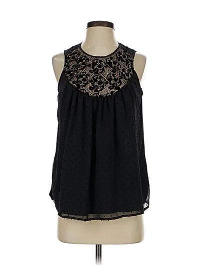 Pre-owned One September Sleeveless Blouse In Black