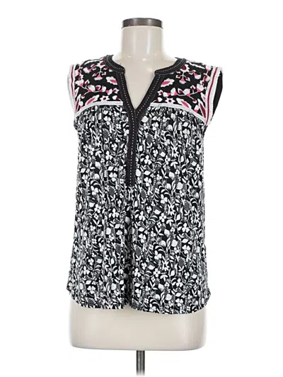 Pre-owned One September Sleeveless Blouse In Black