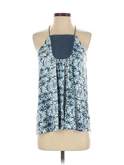 Pre-owned One September Sleeveless Blouse In Blue