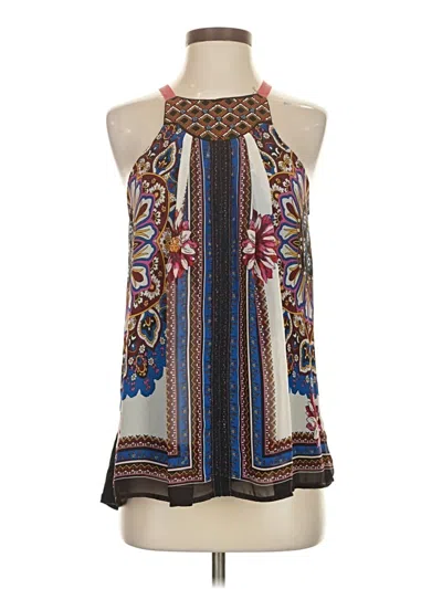 Pre-owned One September Sleeveless Blouse In Blue