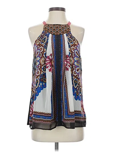 Pre-owned One September Sleeveless Blouse In Blue