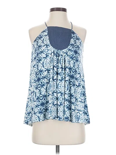 Pre-owned One September Sleeveless Blouse In Blue