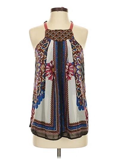 Pre-owned One September Sleeveless Blouse In Ivory