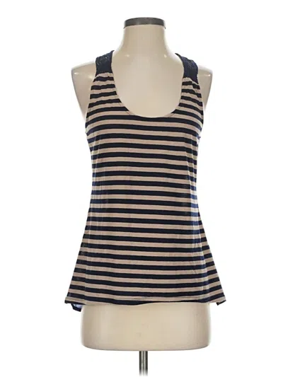 Pre-owned One September Sleeveless Top Blue Halter Neckline Tops