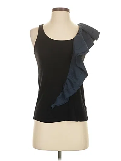 Pre-owned One September Tank Top Black One Shoulder Neckline Tops