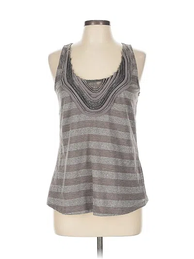 Pre-owned One September Tank Top Gray Cowl Neck Tops