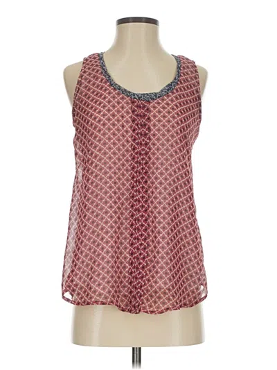 Pre-owned One September Tank Top Pink Halter Neckline Tops
