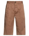 One Seven Two Man Shorts & Bermuda Shorts Brown Size 31 Cotton, Elastane In Brown