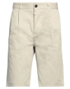 One Seven Two Man Shorts & Bermuda Shorts Light Grey Size 31 Cotton, Elastane