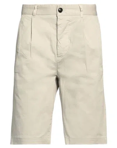 One Seven Two Man Shorts & Bermuda Shorts Light Grey Size 31 Cotton, Elastane