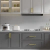 One Square Cabinet Handles Solid Kitchen Cabinet Pulls Drawer Pulls Kitchen Cabinet Hardware Flat Handle In Gold