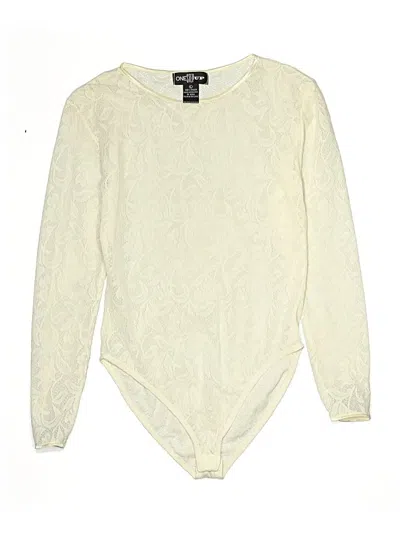 Pre-owned One Step Up Bodysuit In Ivory