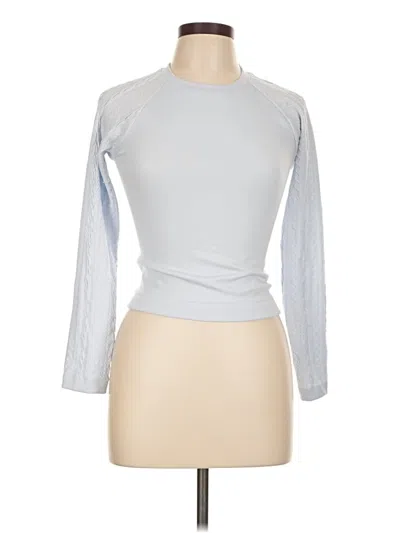 Pre-owned One Step Up Cardigan Sweater In Silver