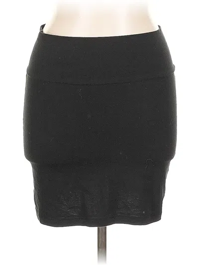 Pre-owned One Step Up Casual Skirt In Black