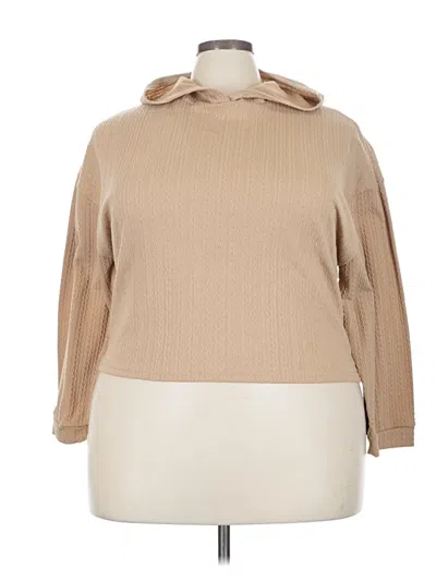 Pre-owned One Step Up Pullover Sweater In Tan