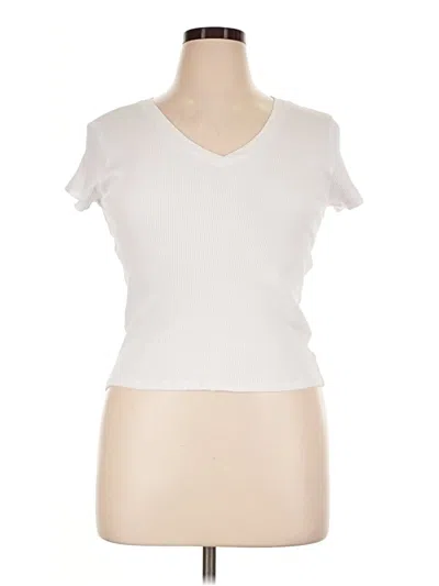 Pre-owned One Step Up Short Sleeve T-shirt In Ivory