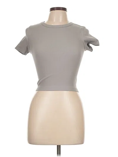 Pre-owned One Step Up Short Sleeve Turtleneck In Gray