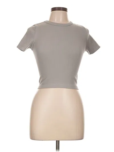 Pre-owned One Step Up Short Sleeve Turtleneck In Gray