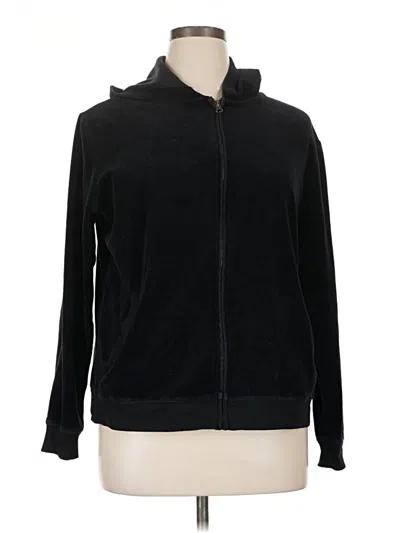 Pre-owned One Step Up Zip Up Hoodie In Black