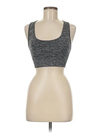 Pre-owned One Tank Top Gray Strapless Neckline Tops