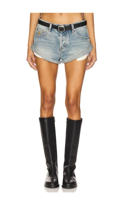 One Teaspoon Bandits Low Waist Denim Shorts