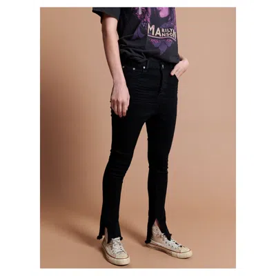 One Teaspoon Black Cotton Jeans & Women's Pant