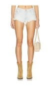 One Teaspoon Bonitas Low Waist Denim Short In Blue