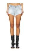 One Teaspoon Bonitas Low Waist Denim Short In Hustler