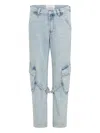One Teaspoon Cargo-pocket Jeans In Blue