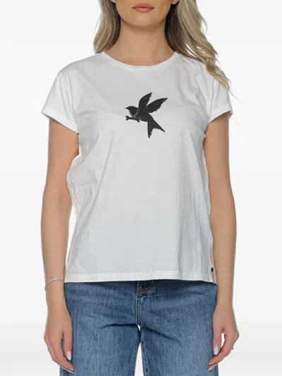 One Teaspoon Classic Bird T-shirt In White