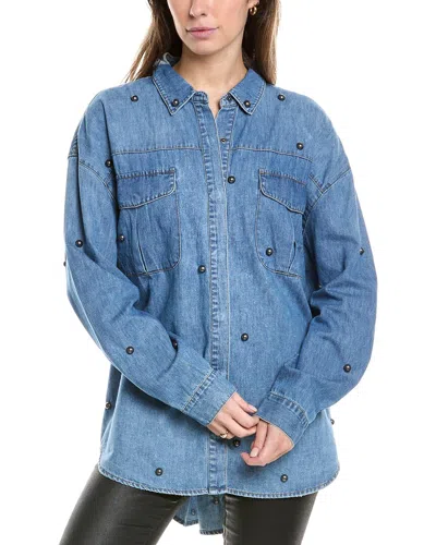 One Teaspoon Curtis Shirt In Blue