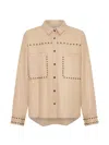 One Teaspoon Daria Stud-embellished Leather Jacket In Multi