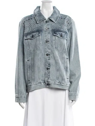 Pre-owned One Teaspoon Denim Jacket In Blue