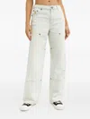 One Teaspoon Distressed Wide-leg Jeans In White