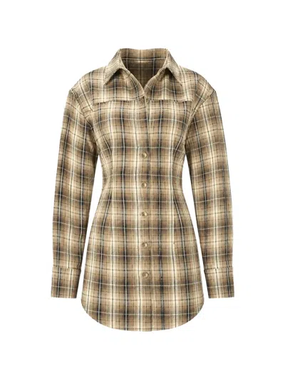 ONE TEASPOON DRIFTERS CHECK-PATTERN SHIRT
