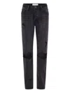 One Teaspoon Five-pocket Distressed Jeans In Gray